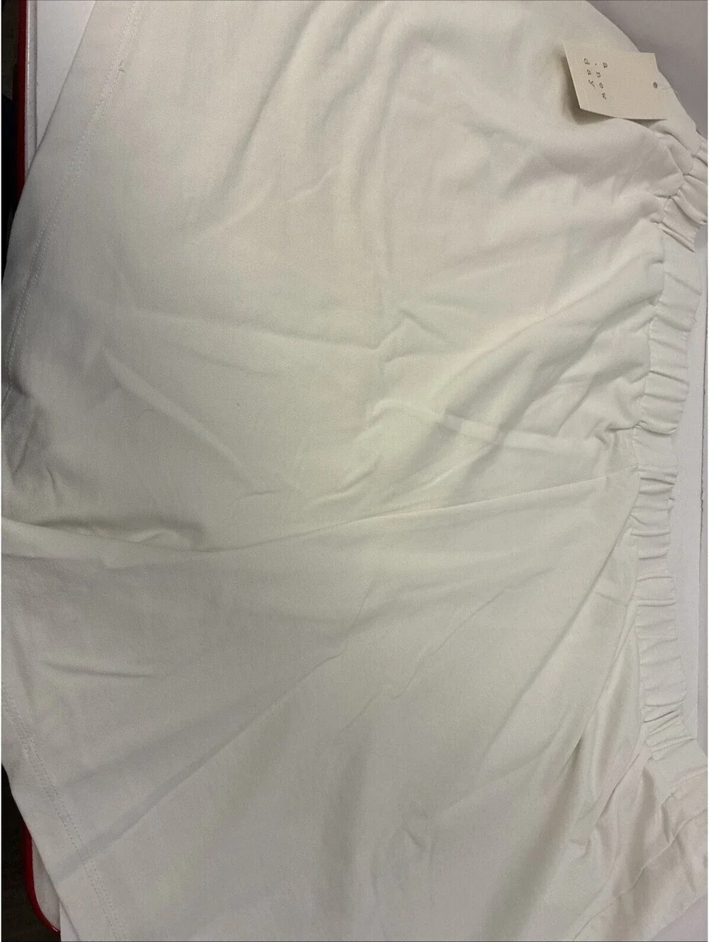a new day shorts 2X White With Cutouts